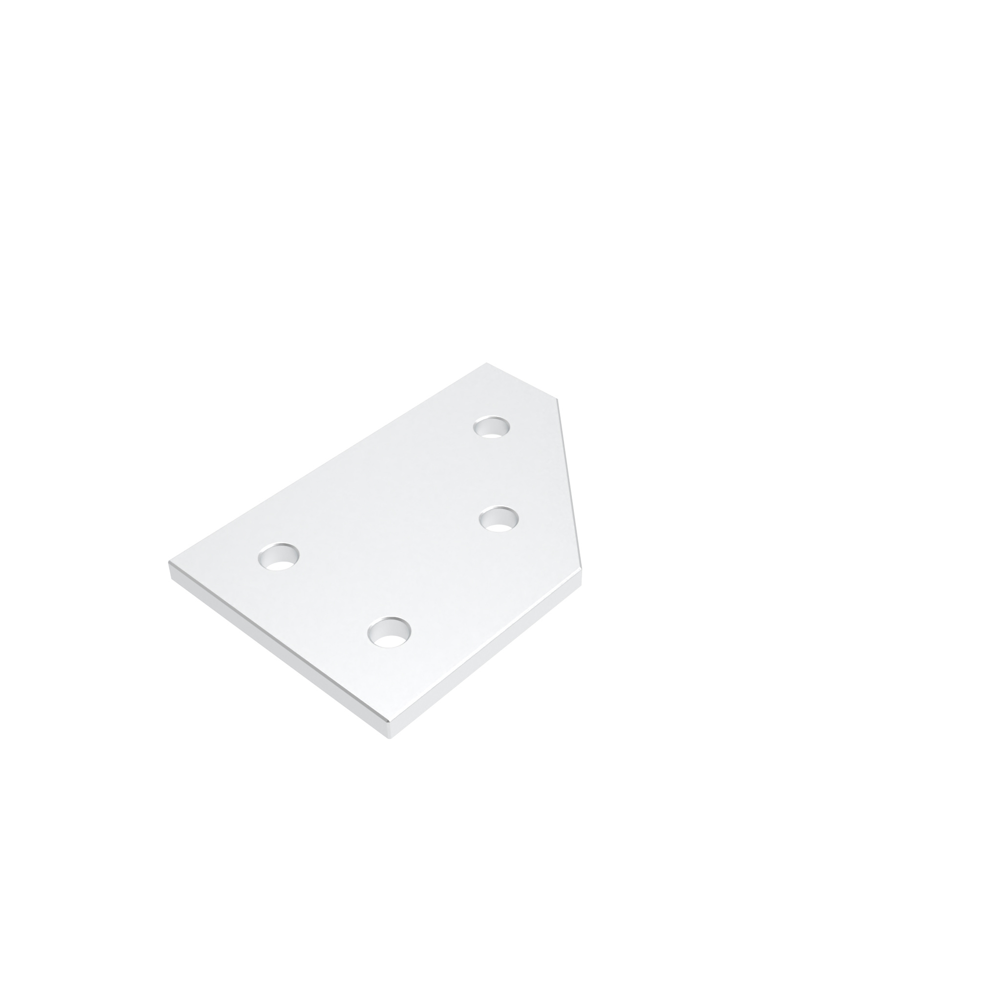 ECO Connection Plate AL 45° 4 Hole, 1 Slot Version 093EVG76114 – imagen del producto