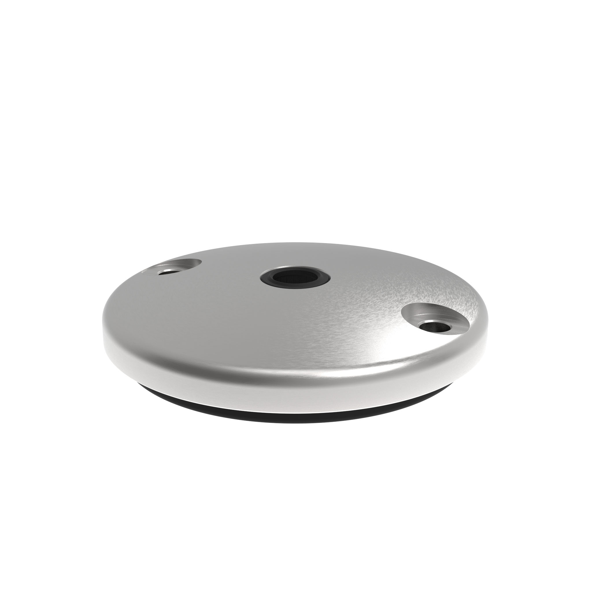 Base acier inox BDH para patas giratorias, rótula 15 098D120EBG – imagen del producto