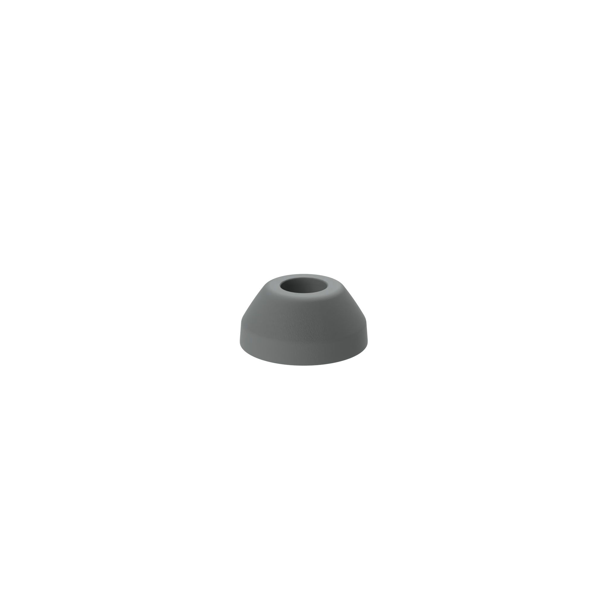 Base PA pour pieds à rotule, rotule 15, gris 098D040KS06 – image du produit