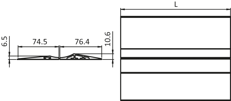 Parking Rail Flat - High (Set)