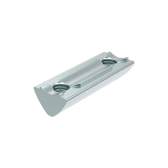 Roll-in Double T-slot Nut for Automatic Connector I, Slot 6