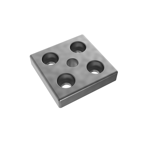 Placa de transporte y base ZN 60 x 60, sin recubrimiento – imagen del producto