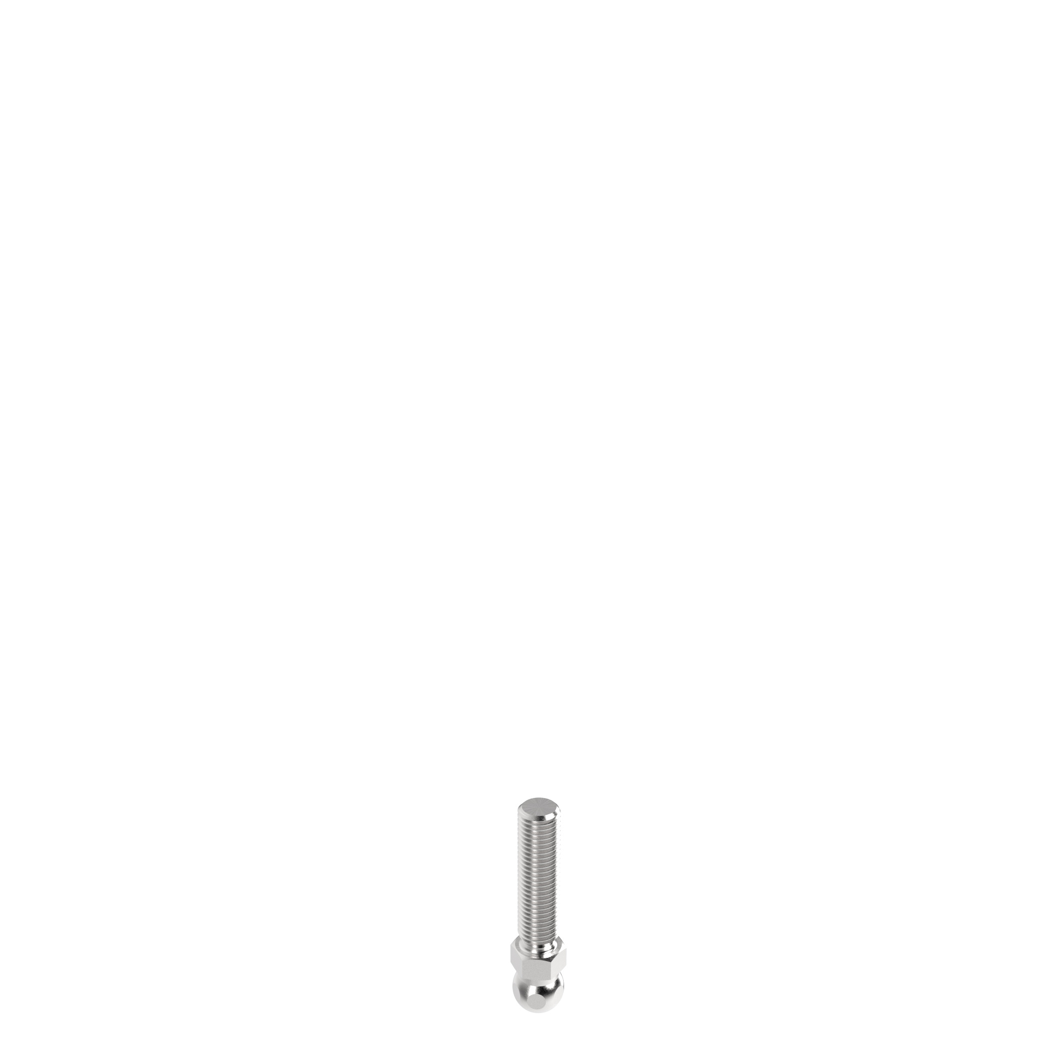 Tige filetée acier inox métrique pour pieds rotulé, rotule 15 098DM12045E – image du produit