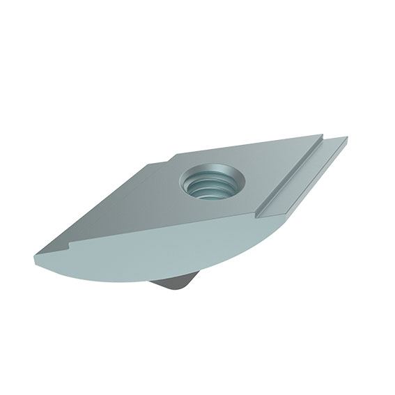 Rhombus T-slot Nut 10.8 x 3.6 mm with Spring Leaf