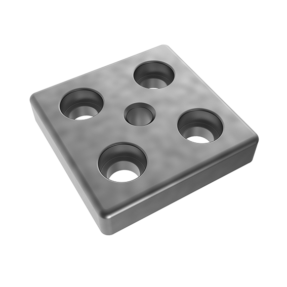 Transport and Base Plate ZN 80 x 80, Plain