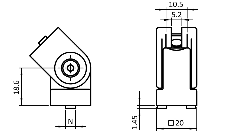 Pivot Joint B 20