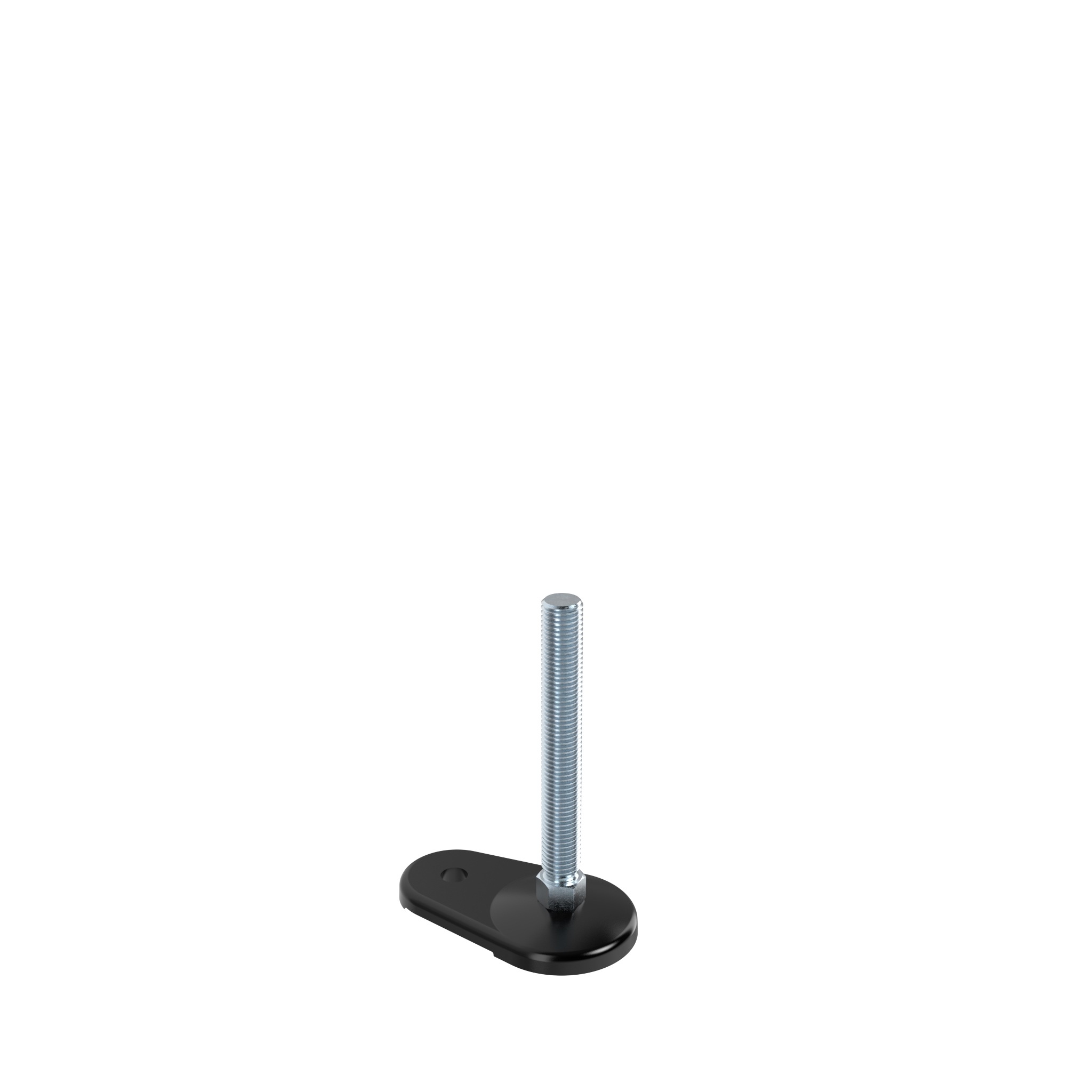 Fester Stellfuß, ZN / ST mit Ausleger 9AA080ZS20150M – Produktabbildung