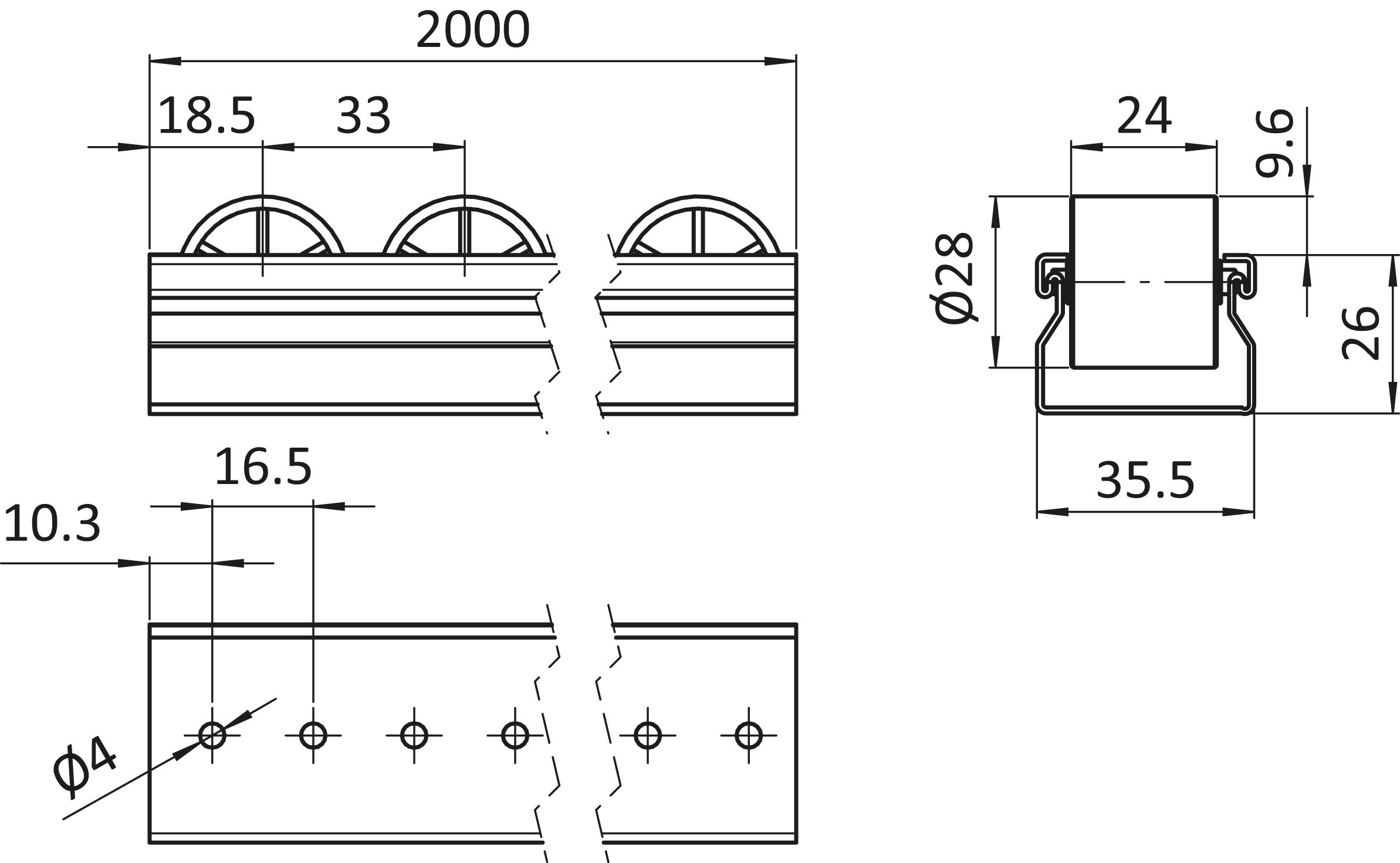 Roller Track XST R28