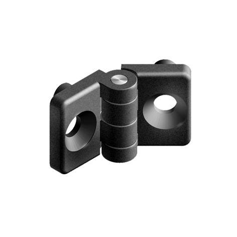 Charnière Plastique 20 MINI, noir