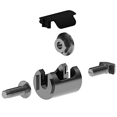 T-Verbinder D28 - Nut 10 (Set)