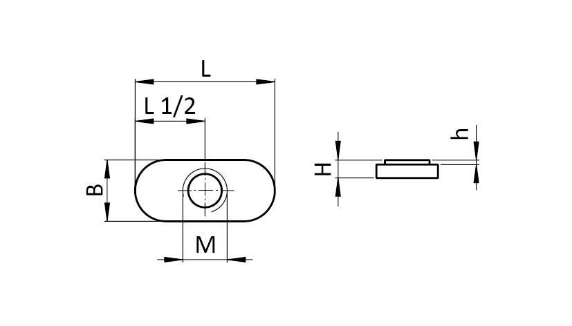 ECO T-nut Style B Centric