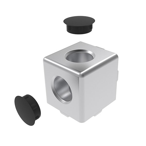 Cube Connector 25 - 1", 2D