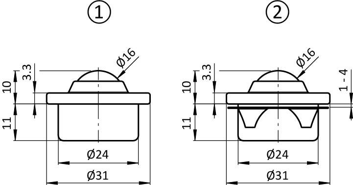 Ball Insert D24