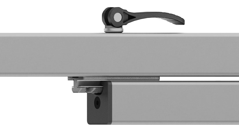 Profile Slider ZN 40 x 80 with Cam Lever (Set)