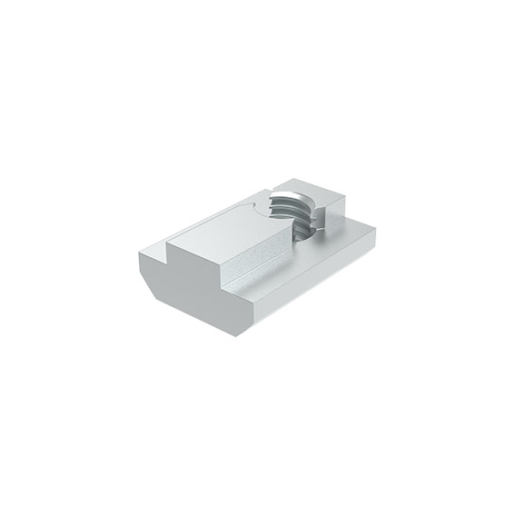 Ecrou de rainure en T 17,0 x 8,0 mm avec bille sur ressort Ecrou de rainure en T 17,0 x 8,0 mm avec bille sur ressort