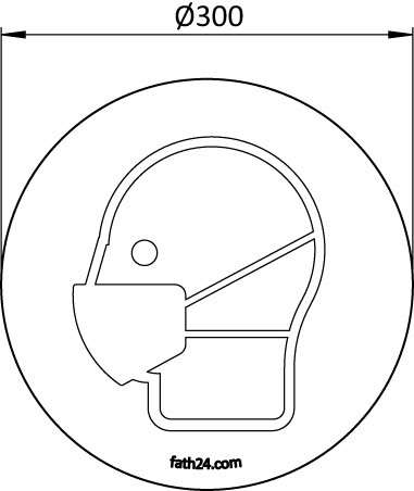 Face Mask Sticker