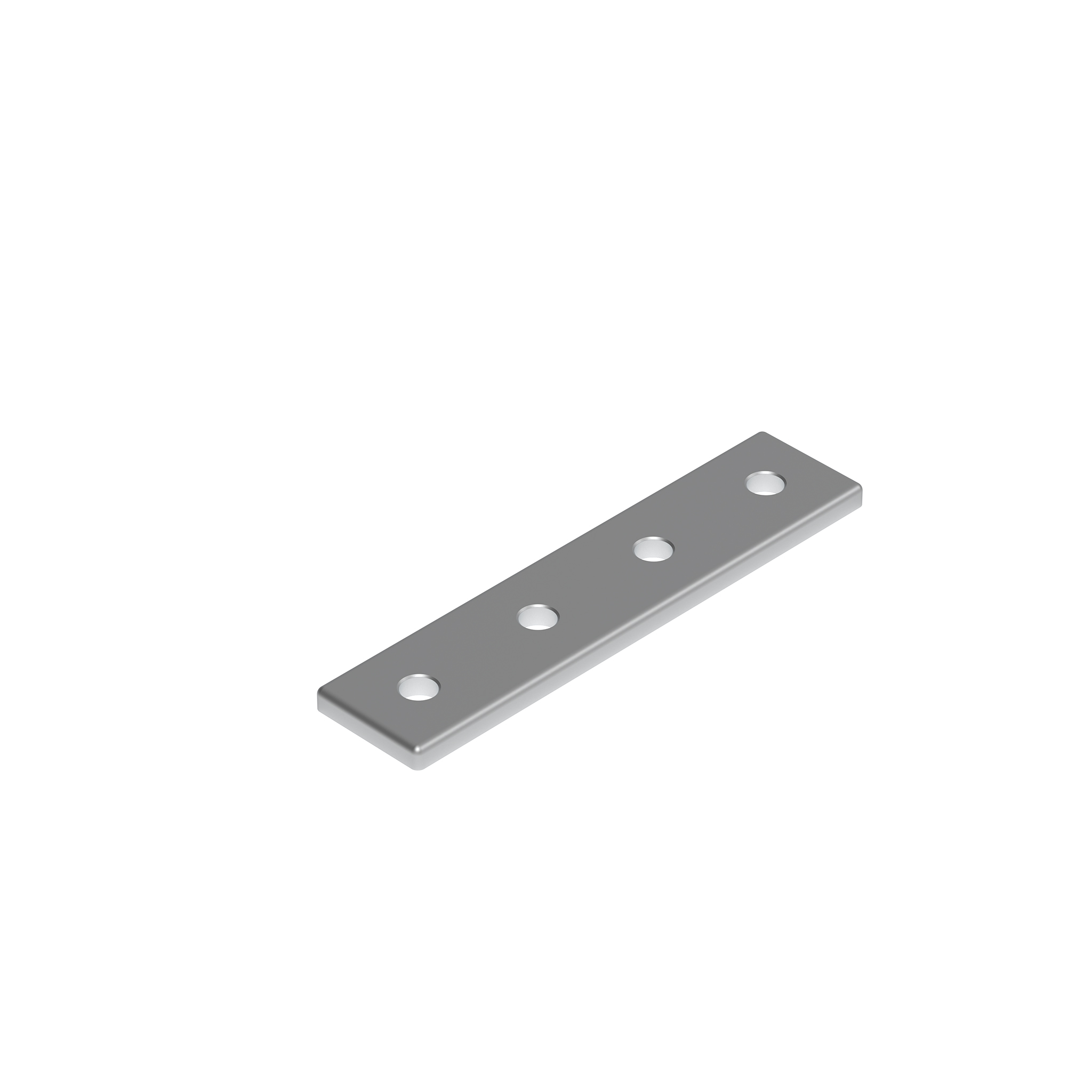 Connection Plate AL Rectangular 4 Hole, 1 Slot Version 093VA38152 – product image