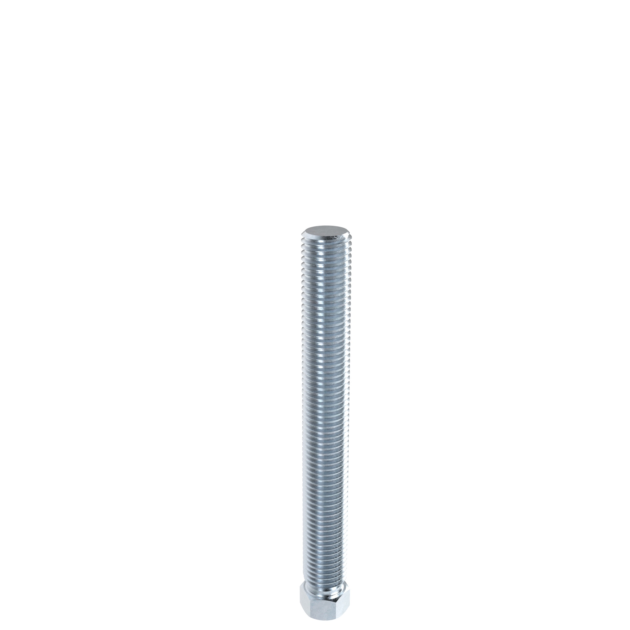 Tige filetée métrique acier pour pieds pivots 098AM24200M – image du produit
