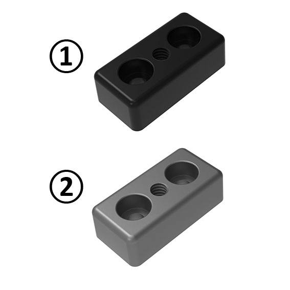 Transport and Base Plate ZN 20 x 40, Powder Coated