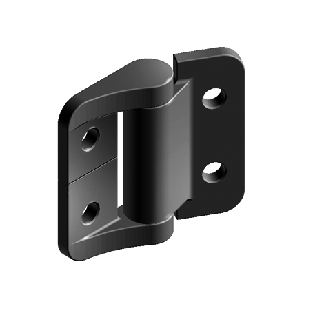 Metallscharnier 40 x 38 mit konstanter Friktion – Produktabbildung