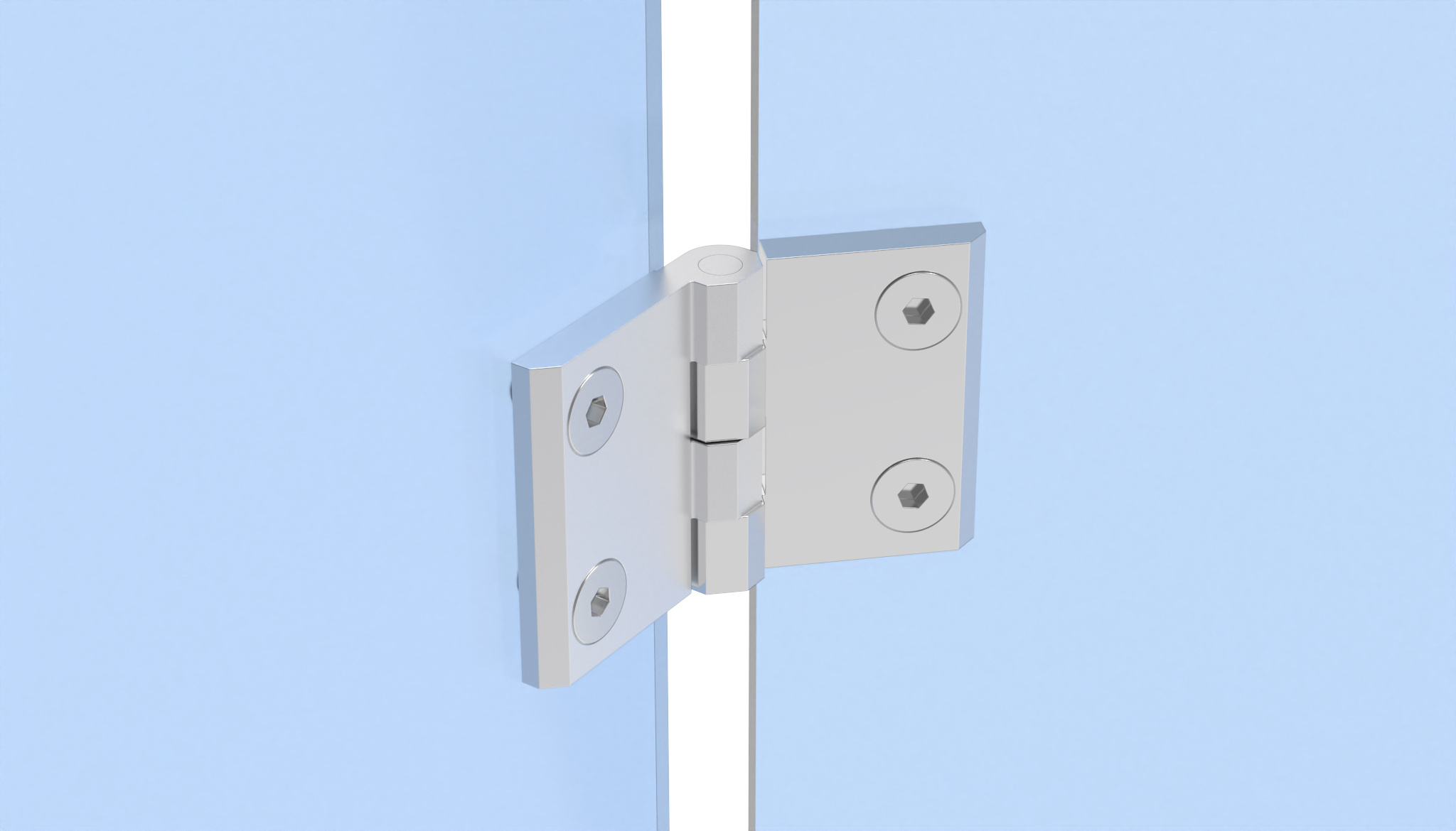 Bisagra de acero inoxidable 50 x 76
