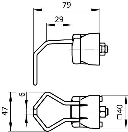 Cloth Clip FX for Profiles 40 / 45, Slot 8 / 10