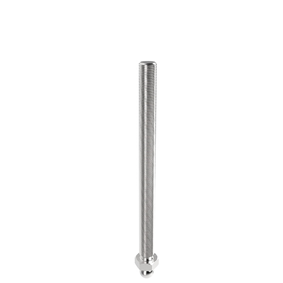 Gewindestange VA UNC für Gelenkstellfüße, Kugel 15 098DU5/8-8E – Produktabbildung