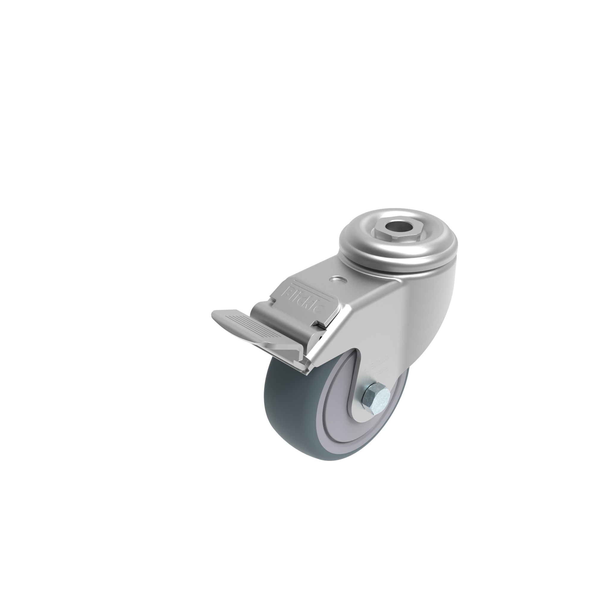 Roulette pivotante Ø 80 / 100 / 125 verrouillable 098S080TDN – image du produit