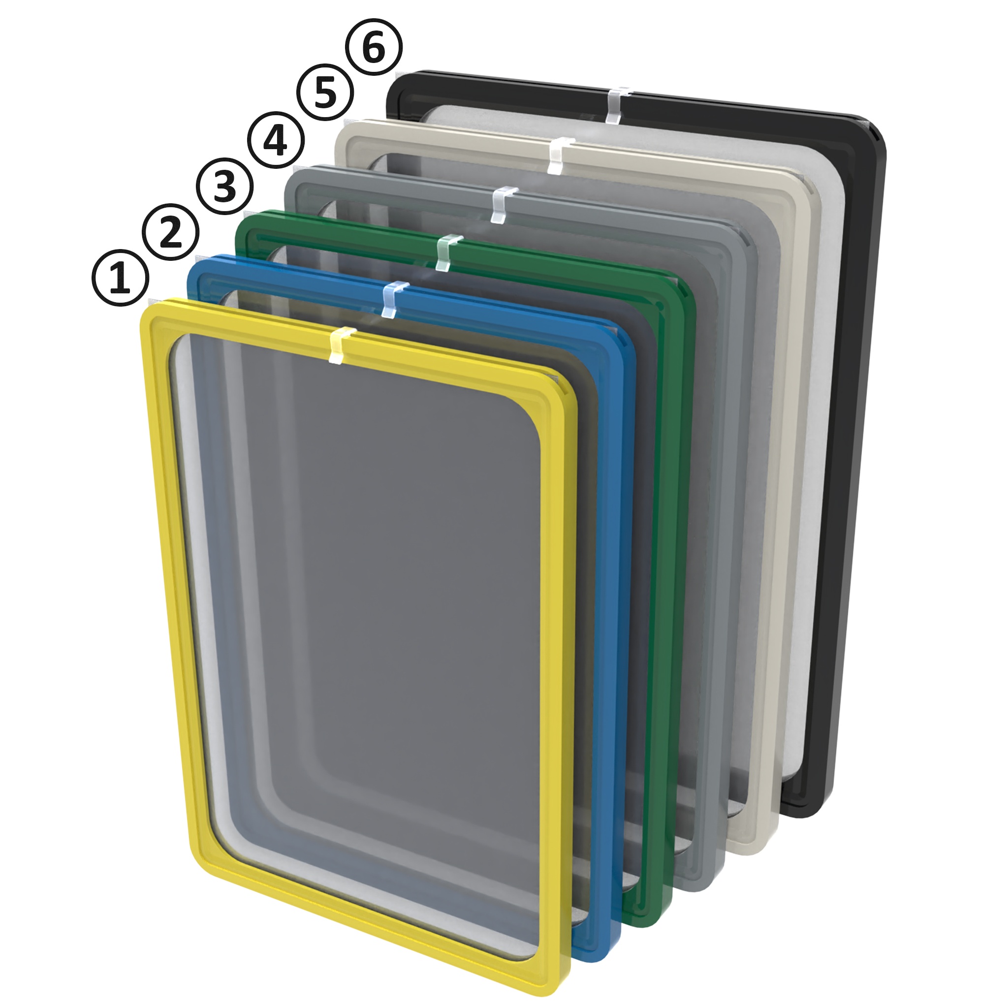 Cadre d'affichage DIN A4 (Kit)