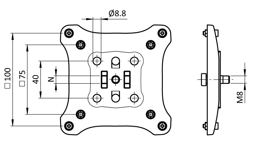 Monitor Mounting Plate