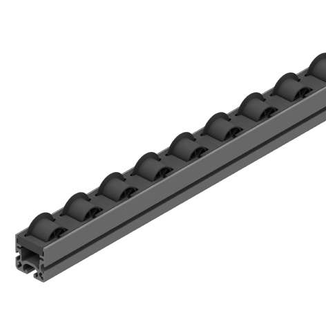 Roller Track AL R28 with Flange