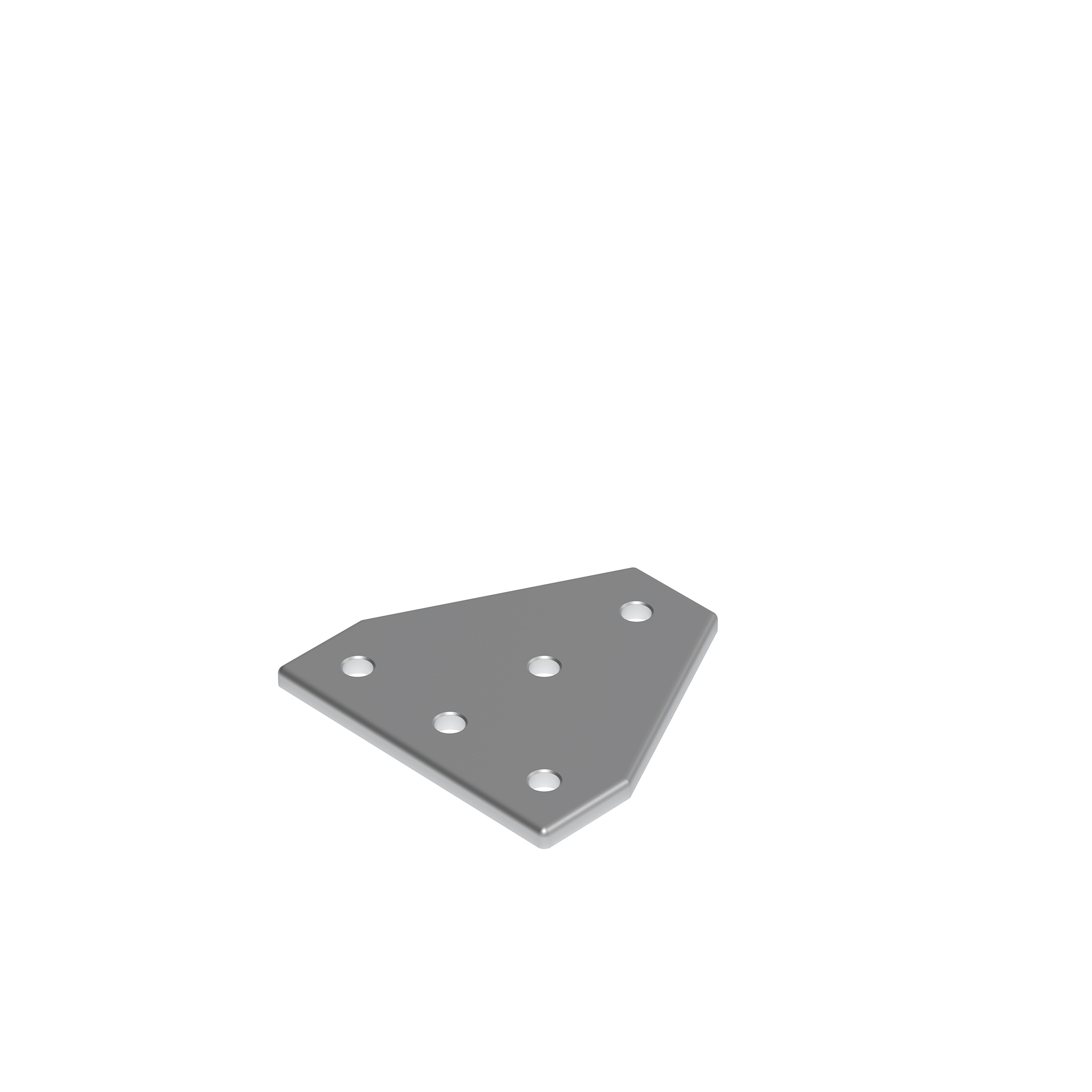 Connection Plate AL T 5 Hole, 1 Slot Version 093VT9090 – product image