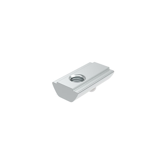 Roll-in T-slot Nut 12.5 x 6.0 mm with Spring Loaded Ball