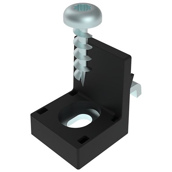 Equerre de bridage plateau I40, R8 (Kit)
