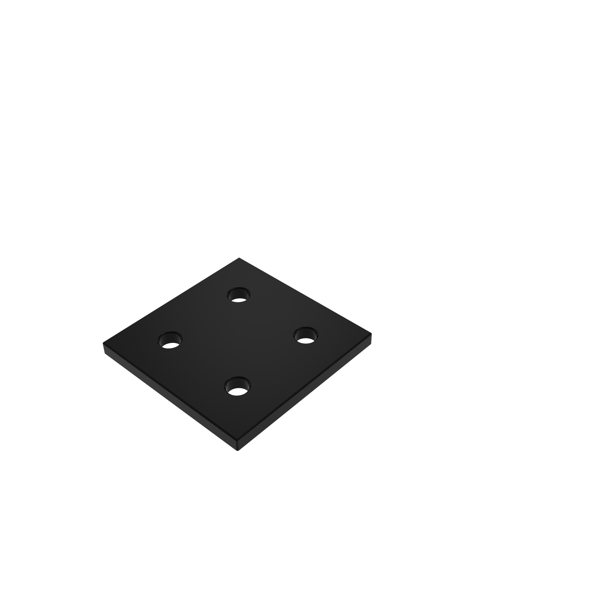 ECO Connection Plate AL Quadrangular 4 Hole, 1 Slot Version 093EVA7676S – image du produit