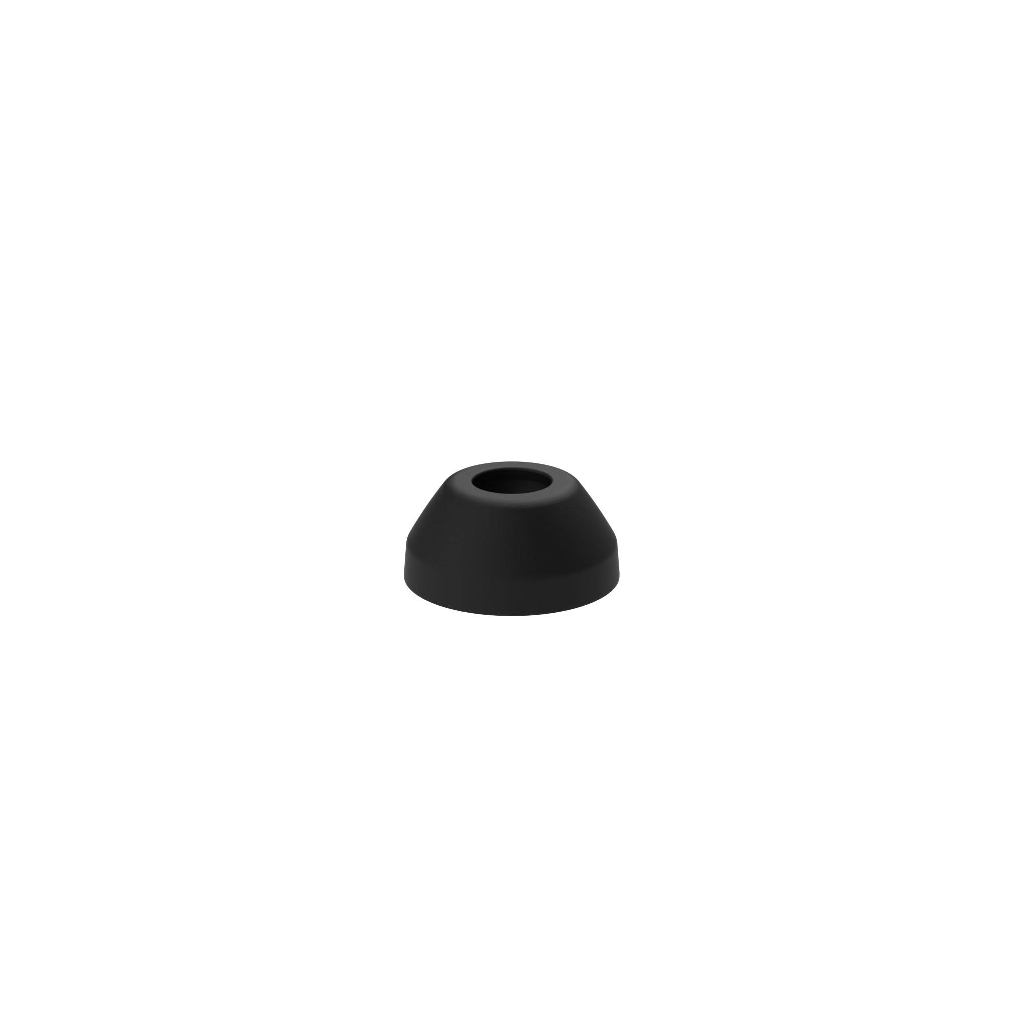 Base PA pour pieds à rotule, rotule 15, noir 098D040K – image du produit
