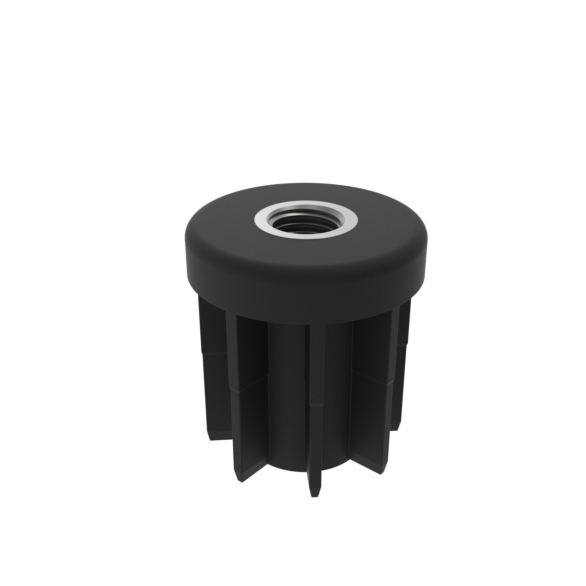 Embout avec insert taraudé pour tube rond 50,9 098VR512516 – image du produit