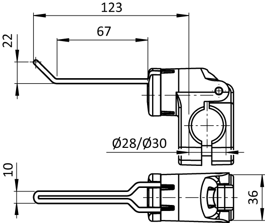 Tool Hook FX 66/27 - 13 for Tubes D28 / D30