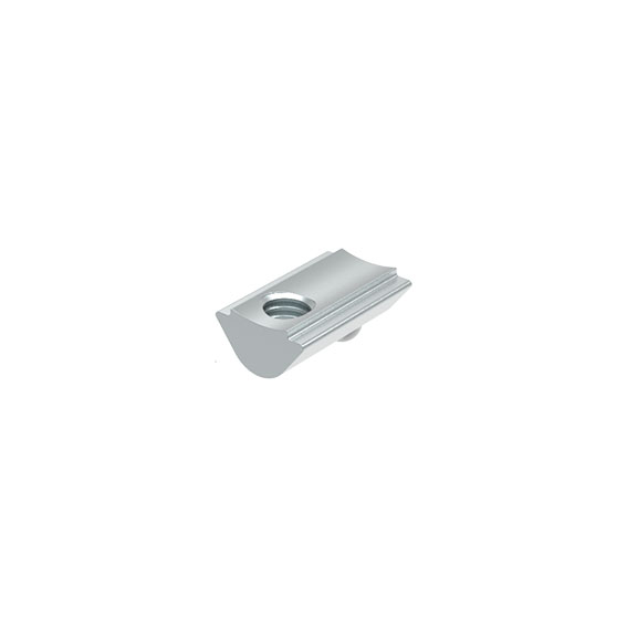 Roll-in T-slot Nut 7.6 x 4.3 mm with Spring Loaded Ball