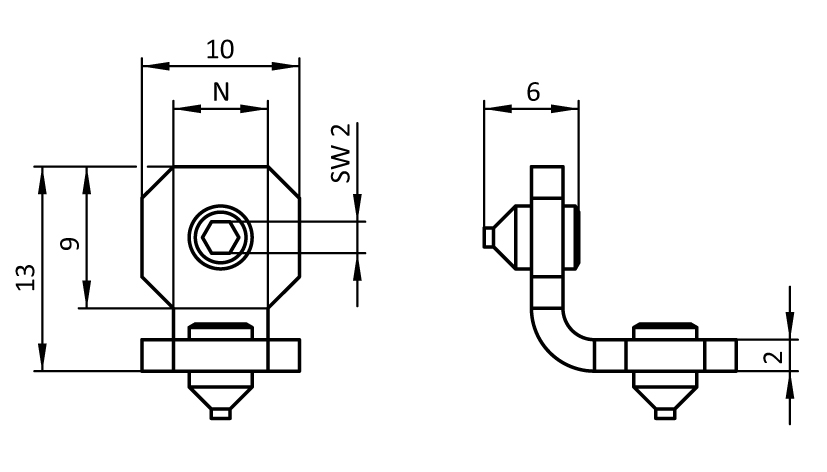 Inner Connector, Slot 6 (Set)