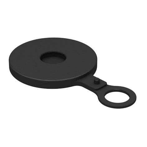 Placa antideslizante para patas giratorias extendidas 60 PA, rótula 15