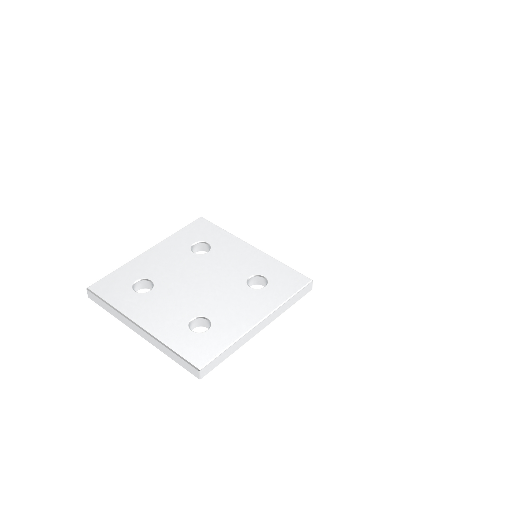 ECO Connection Plate AL Quadrangular 4 Hole, 1 Slot Version 093EVA7676 – imagen del producto