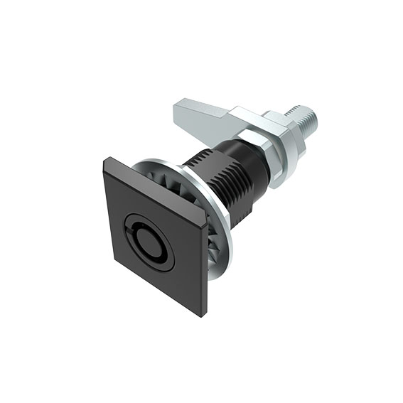 Square Face Compression Latch 22.5 / 32, Long Shaft, incl. Cam Straight (Set) – product image