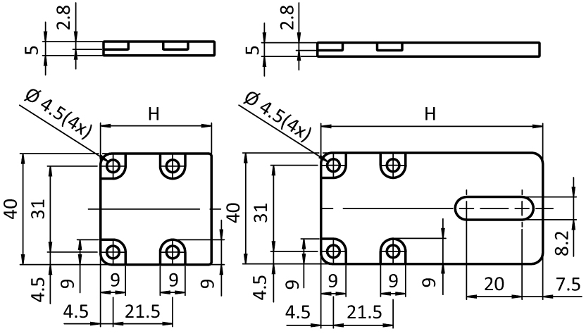 End Plate AL