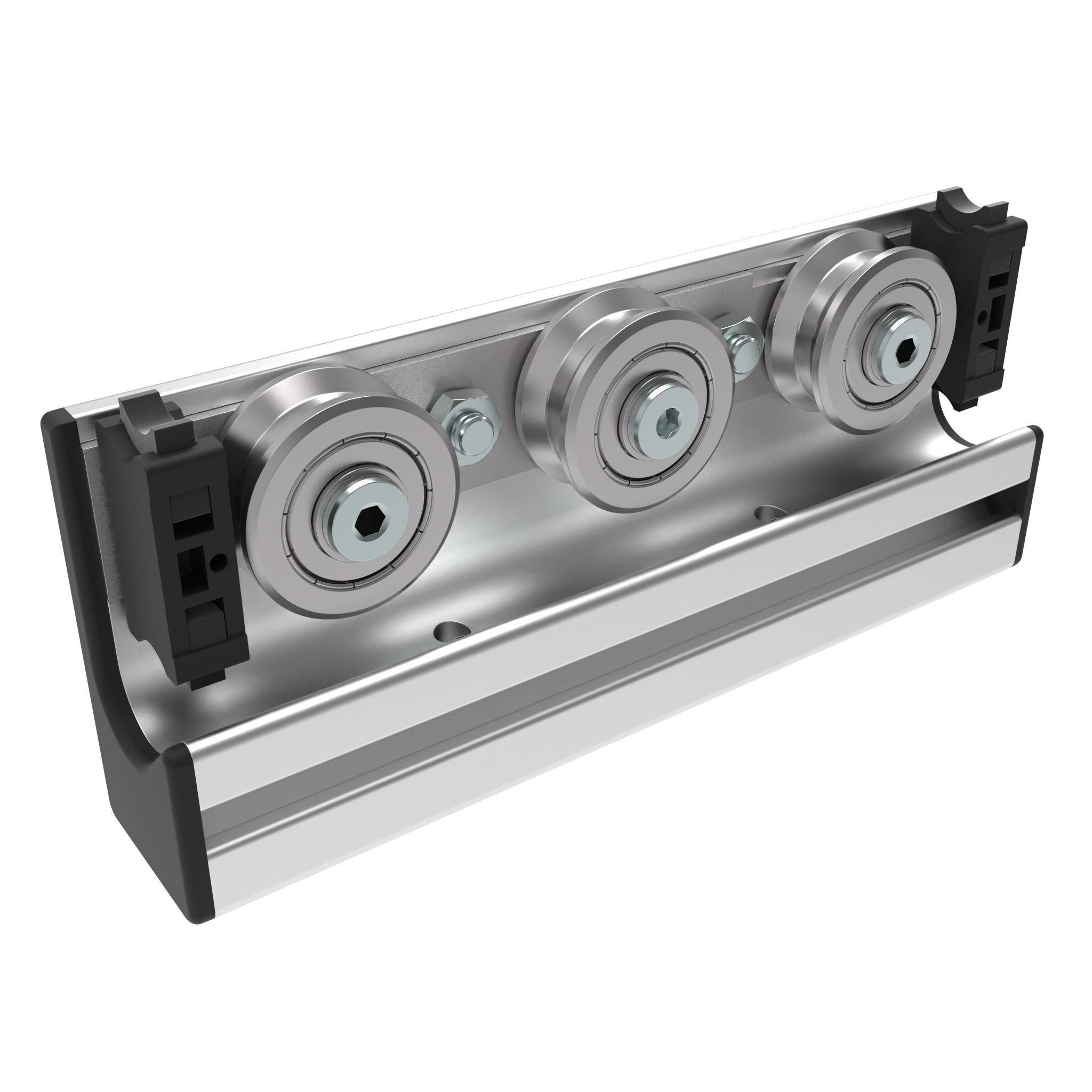 Bearing Unit 3 Rollers Shaft Ø 14 for C-Rail-Profile I