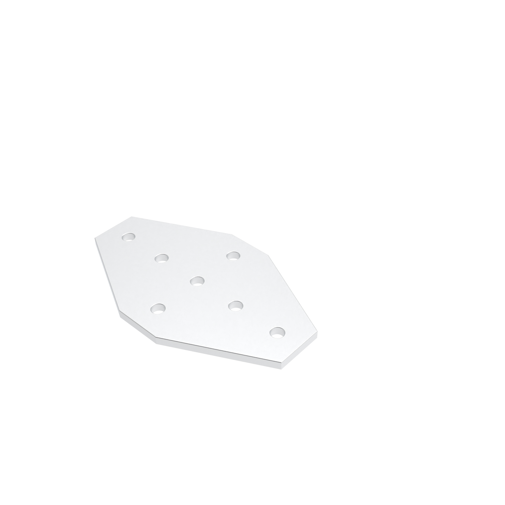ECO Connection Plate AL X 7 Hole, 1 Slot Version 093EVX76127 – imagen del producto
