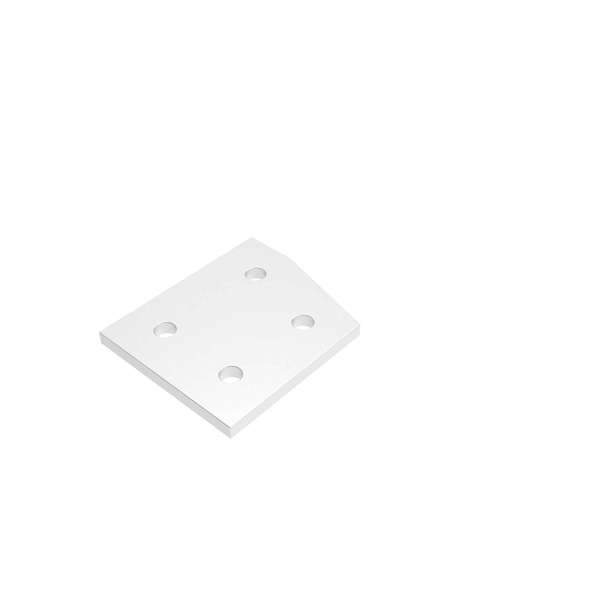 ECO Connection Plate AL 15° 4 Hole, 1 Slot Version 093EVG7689 – product image