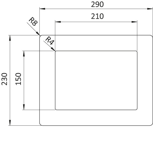 Floor Window DIN A5 - 5.8" x 8.3"