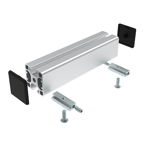 Adjustable Caster End Stop for Guiding Rail FIFO (Set)