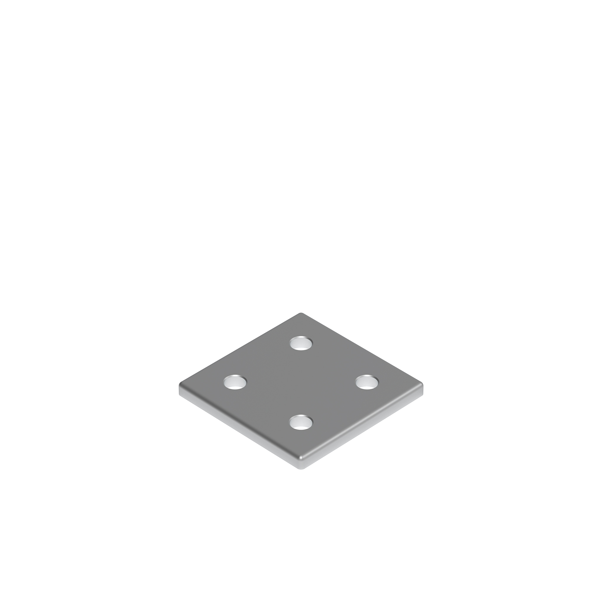 Connection Plate AL Quadrangular 4 Hole, 1 Slot Version 093VA7676 – product image